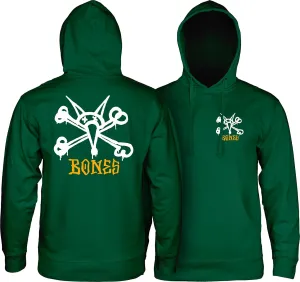 Powell Peralta Rat Bones Hoody Sweatshirt, Alpine Green, Extra Large