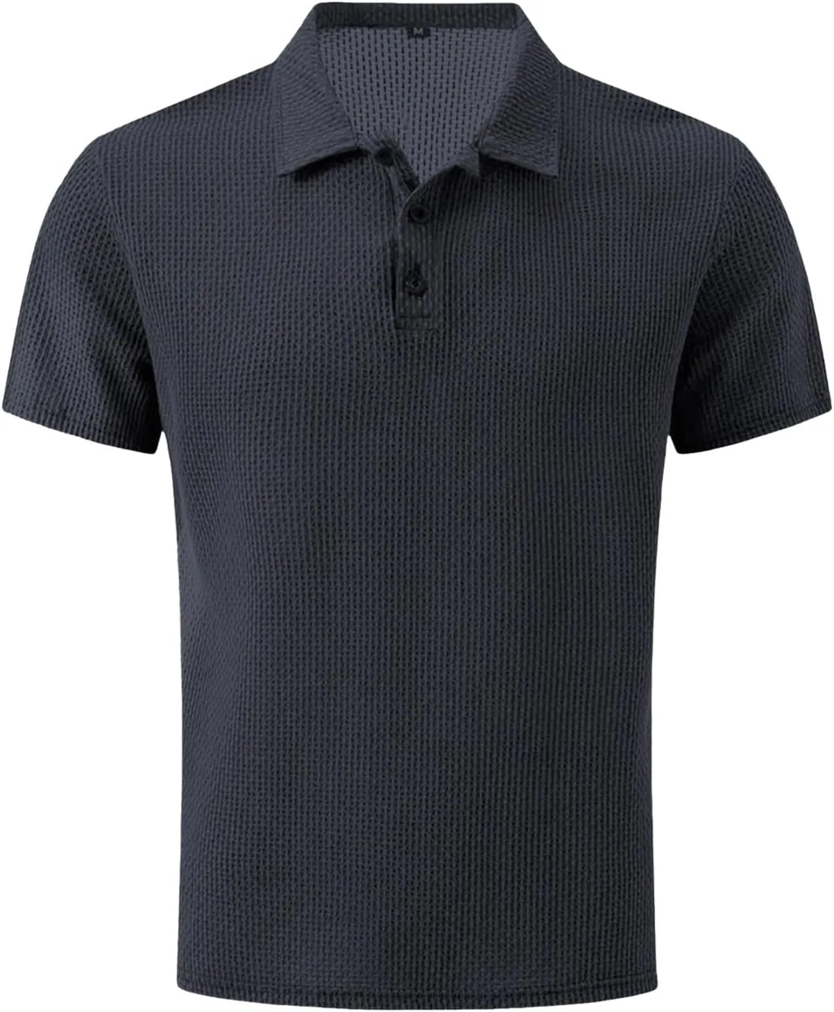 Prestigio Mesh T-Shirt, Polo Shirts for Men, Prestigio Wrinkle-Free Textured Slim Fit Tshirts, Elavure Polo Shirt