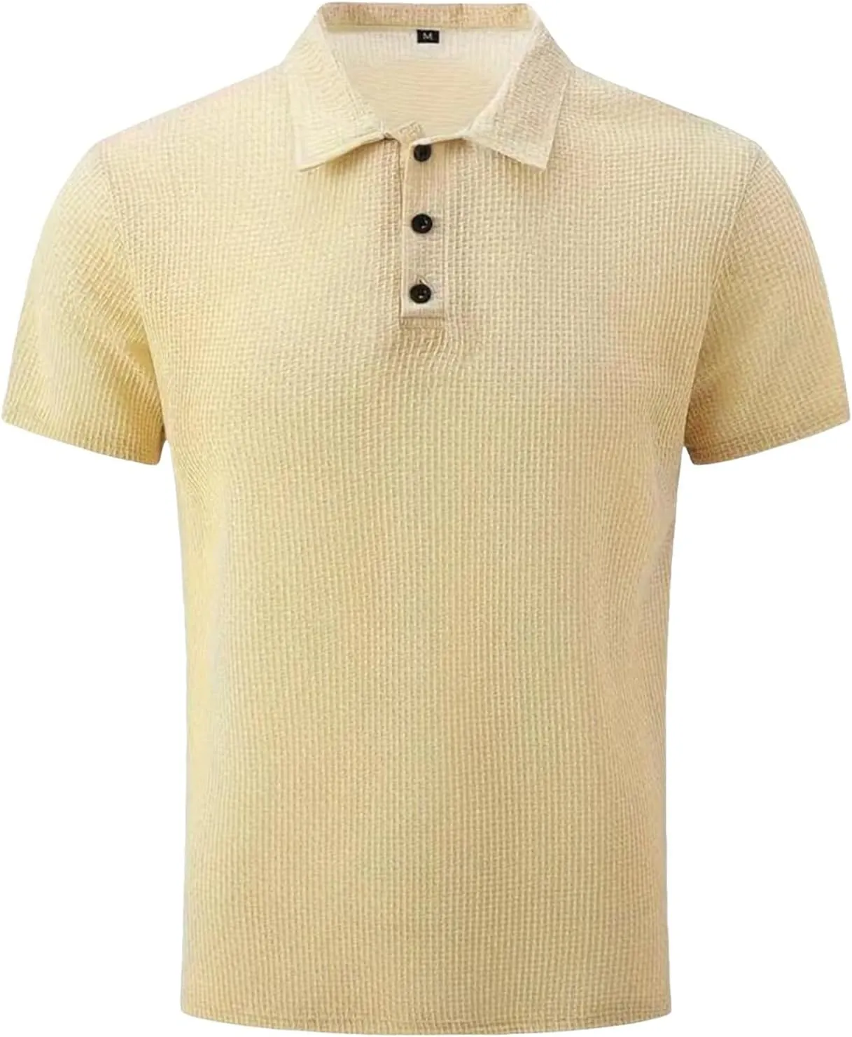 Prestigio Mesh T-Shirt, Polo Shirts for Men, Prestigio Wrinkle-Free Textured Slim Fit Tshirts, Elavure Polo Shirt