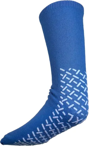 PrimeMed XXXL Blue Slip Stop Socks (4 Pairs) (Extra Wide Bariatric) (XXXL) (Triple Extra Large)