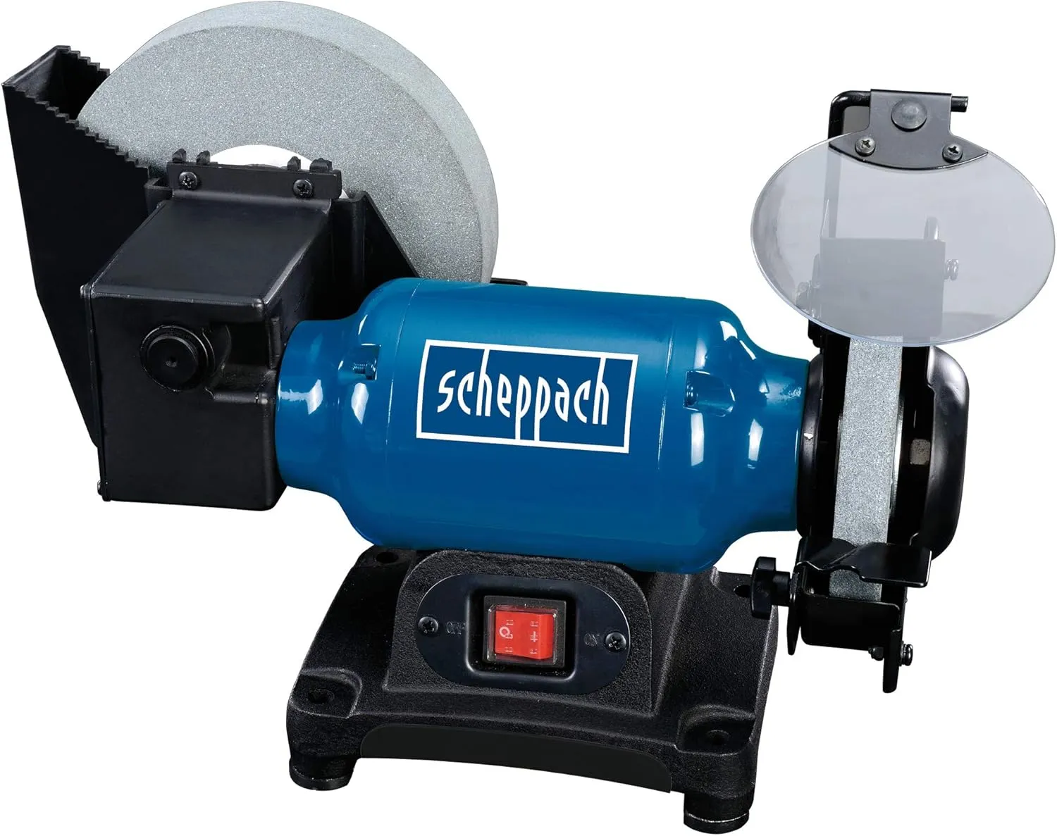 Professional Wet Grinder Dry Grinder BG200W with Induction Motor | 230V 250W - Diameter 200mm Grinding Stone | Spark Protection | Workpiece Rest | Water Tank for Workpiece Cooling | Grinding