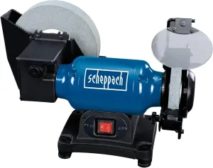 Professional Wet Grinder Dry Grinder BG200W with Induction Motor | 230V 250W - Diameter 200mm Grinding Stone | Spark Protection | Workpiece Rest | Water Tank for Workpiece Cooling | Grinding