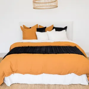 Pure Linen Luxury Doona - Clay (Available in 2 Sizes)
