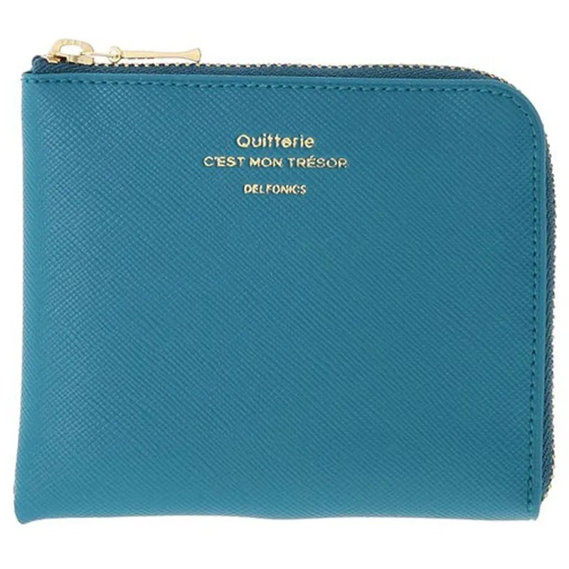Quitterie Half Zip Case – Turquoise