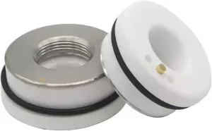 QXCIVR D28 D32 Ceramic Ring Lasering Cutting Head Ceramic Body M11 Nozzle Fixer M14 Insulation Ring(D32 M14)