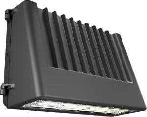 RAB SLIM17 Full Cutoff Fixture, 120-277 Volt, Field Adjustable Color, Includes Photocell, 100,000 Life Hours, Dark Sky LED Outdoor Lighting Wall Pack Fixtures (120)