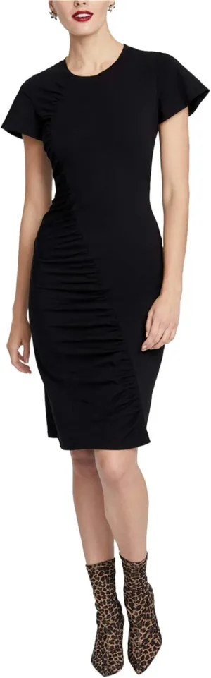 RACHEL Rachel Roy Womens Amelie Short Sleeves Professional Wear to Work Dress