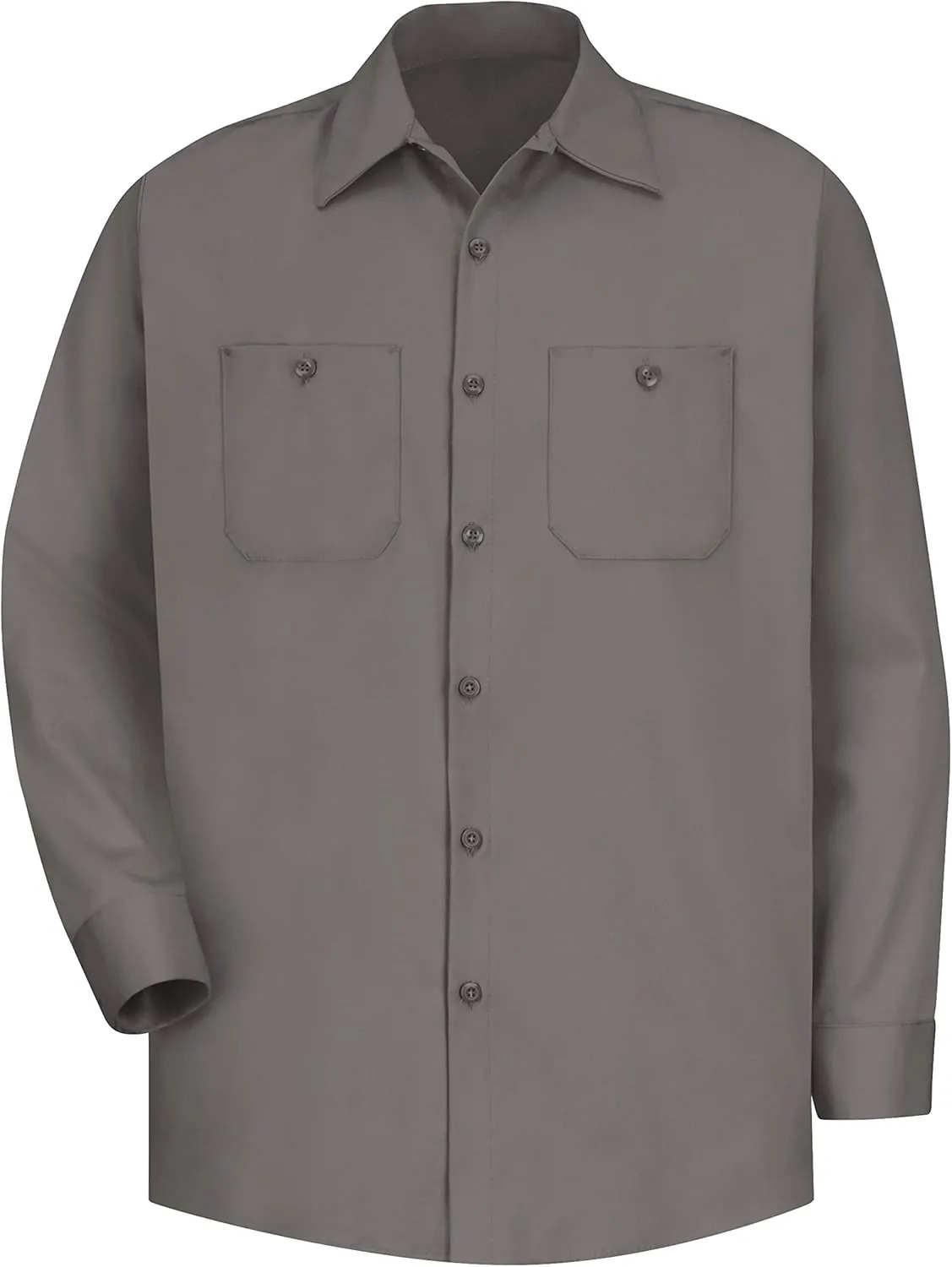 Red Kap Men's Long Sleeve Wrinkle-Resistant Cotton Work Shirt
