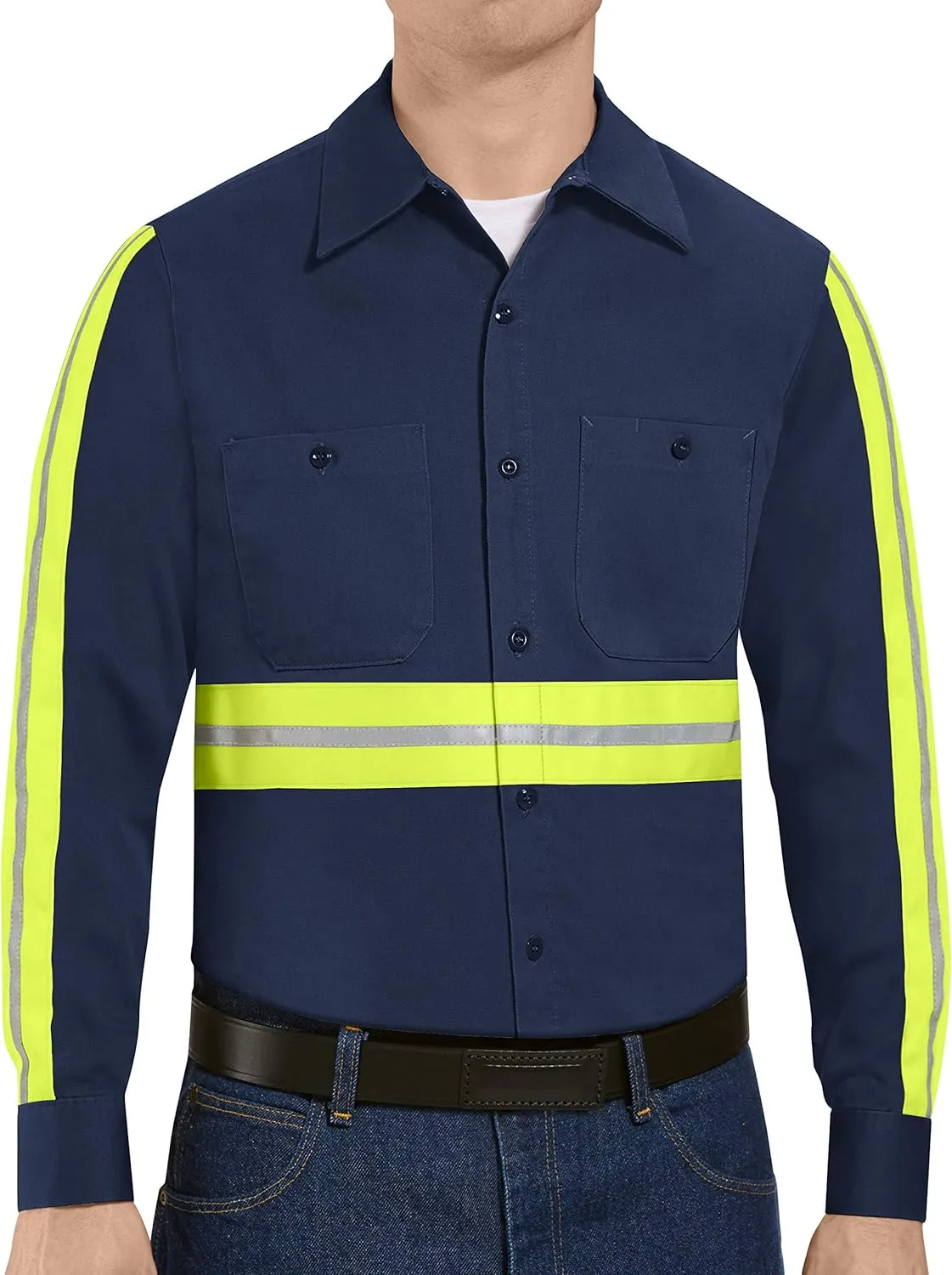Red Kap Men's Wrinkle Resistant Cotton Work Shirt