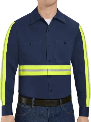 Red Kap Men's Wrinkle Resistant Cotton Work Shirt