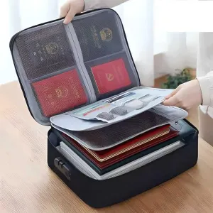 Reduced prices Bag Storage Portable Travel (Assorted Organizer Waterproof Color) Document Extensive selection