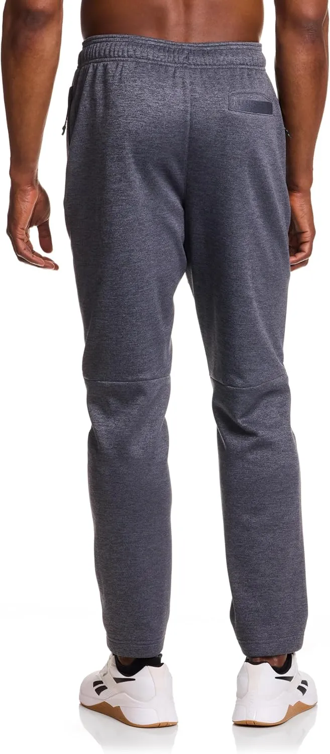 Reebok Men's Fleece Tech Sweatpant, Zippered Pockets, Athletic Joggers