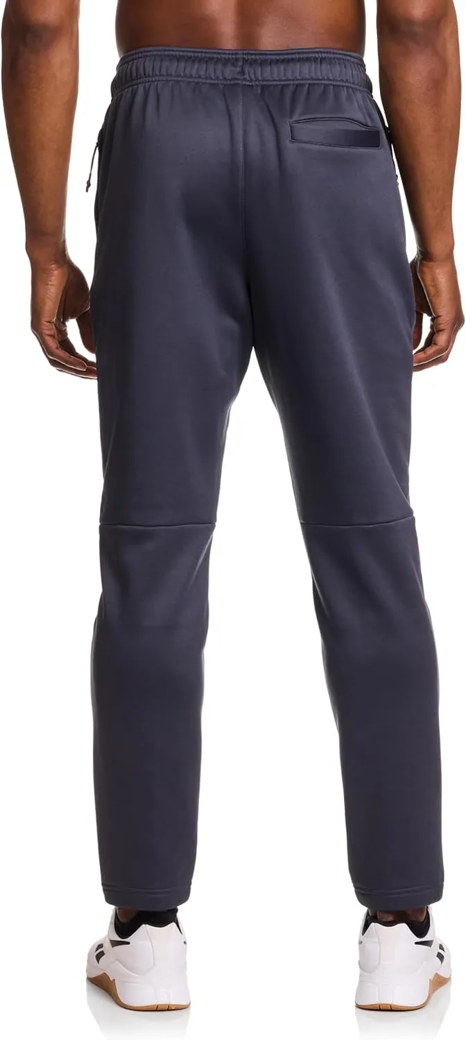 Reebok Men's Fleece Tech Sweatpant, Zippered Pockets, Athletic Joggers