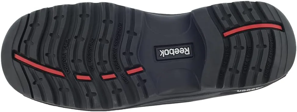 Reebok Work Men's 6” Sport Composite Toe Boot Dark Safety, Trainex RB7755 Work Shoe, Brown