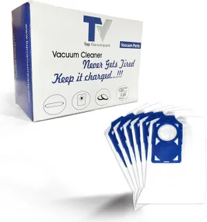 Replacement Part For Simplicity/Riccar Brillance, R30, S30 Vacuum Cleaner Paper Bags W/Blue Docking # compare to part SNH-6, M5H-6 (1 Pack)