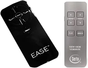 Replacement Remote Compatible with Ease 1.0 2.0 3.0 or 4.0 Sealy (New Gen White or Black Version) for Adjustable Beds