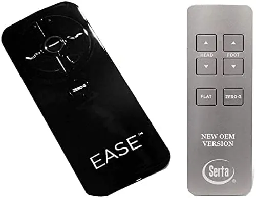Replacement Remote Compatible with Ease 1.0 2.0 3.0 or 4.0 Sealy (New Gen White or Black Version) for Adjustable Beds
