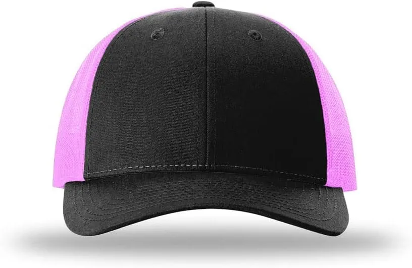 Richardson 115 Classic Low-Profile Design Adjustable Snapback Trucker Cap | Bulk Packs Available