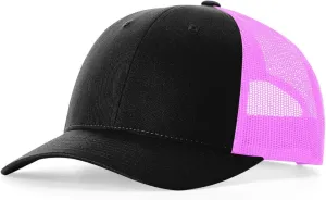 Richardson 115 Classic Low-Profile Design Adjustable Snapback Trucker Cap | Bulk Packs Available