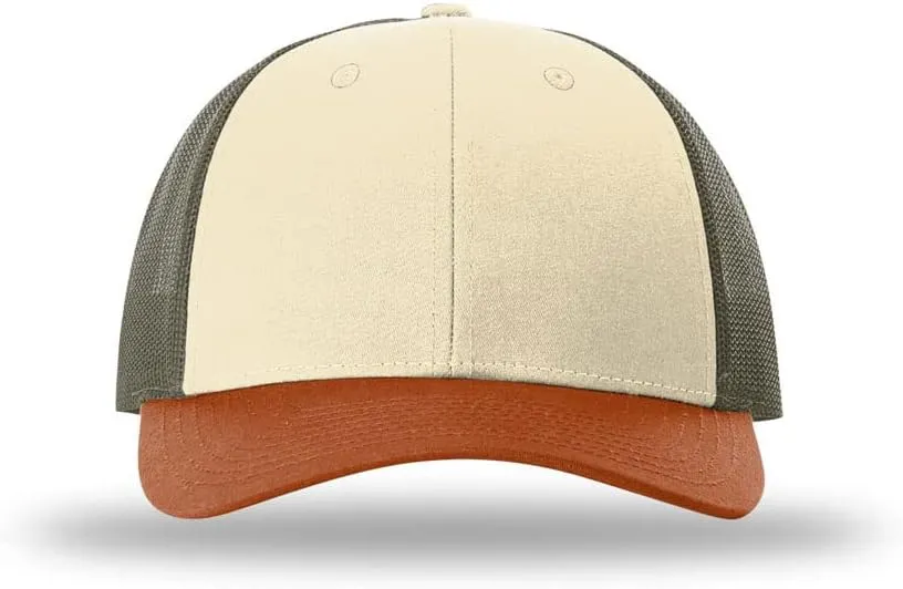 Richardson 115 Classic Low-Profile Design Adjustable Snapback Trucker Cap | Bulk Packs Available
