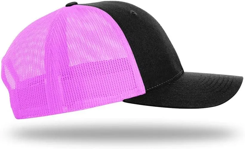 Richardson 115 Classic Low-Profile Design Adjustable Snapback Trucker Cap | Bulk Packs Available