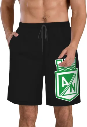 Rionegro Águilas Men's Beach Pants Board Shorts Quick Dry Swim Trunks with Pockets