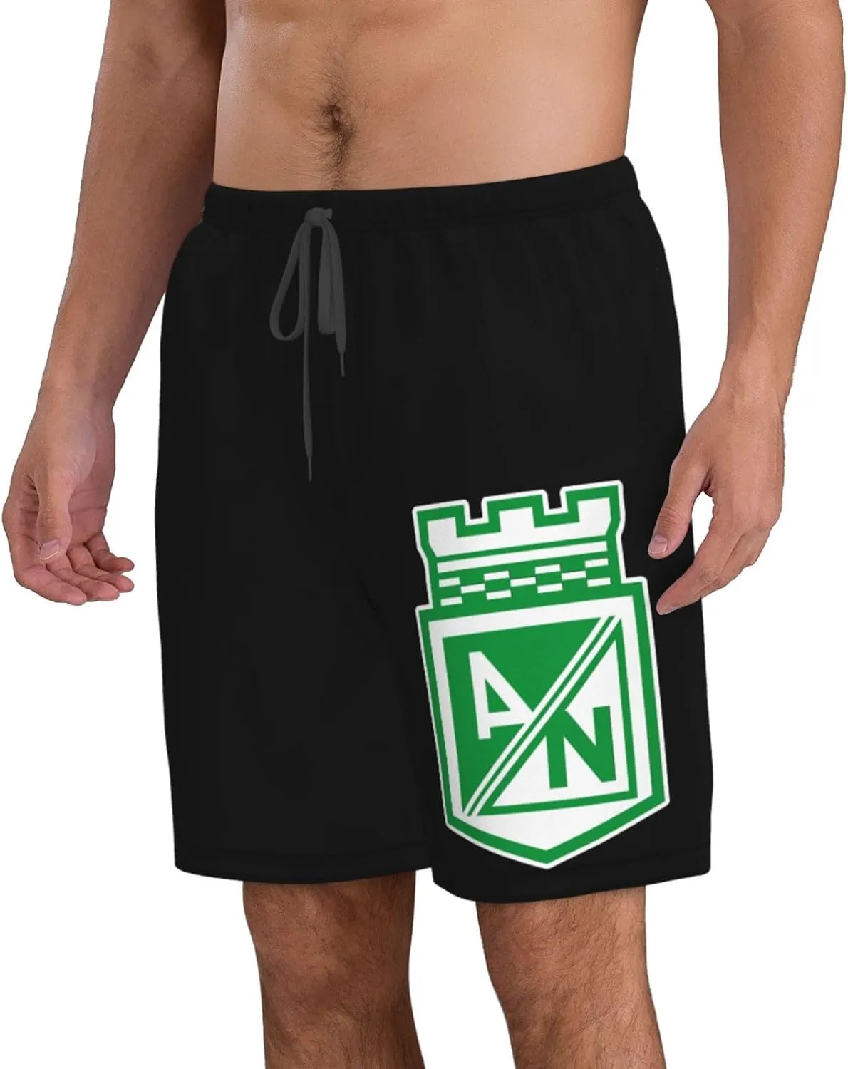 Rionegro Águilas Men's Beach Pants Board Shorts Quick Dry Swim Trunks with Pockets