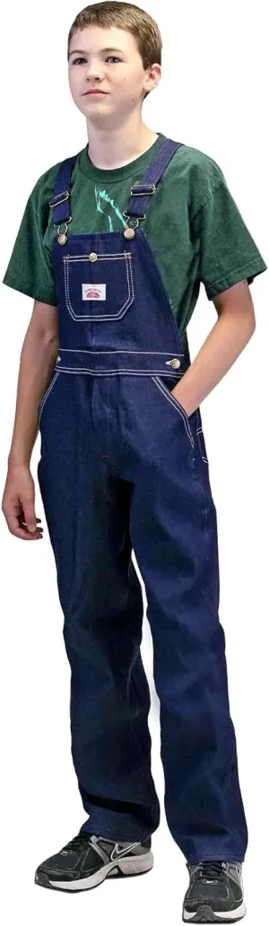 Round House Big Boys Demin Overalls - Made in USA