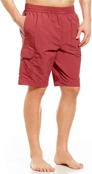 Roundtree & Yorke Men's Big & Tall Cargo Pocket Swim Trunks