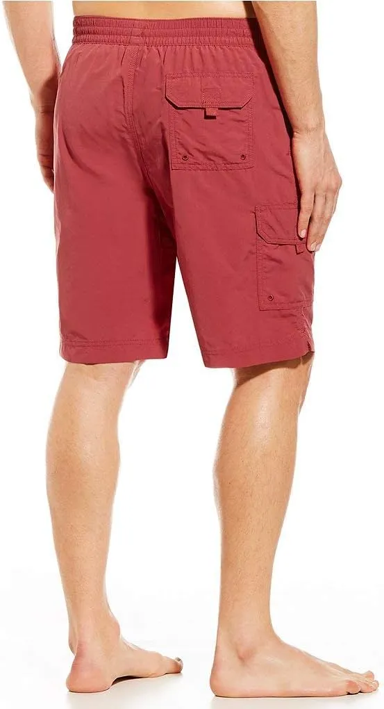 Roundtree & Yorke Men's Big & Tall Cargo Pocket Swim Trunks