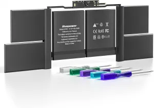 Runpower A1990 A1953 Battery, Laptop Battery for MacBook Pro 15 inch A1990 Battery Mid 2018 2019 Replacement Battery Lithium Polymer EMC 3215 3359(11.4V 84.36WH 7400mAh)