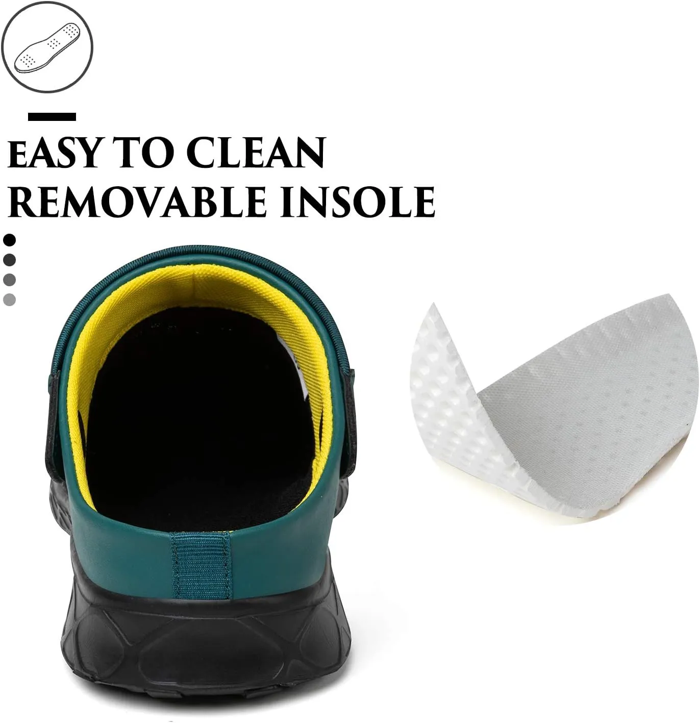 SAGUARO Men's Women's Quick Dry Garden Shoes Lightweight Breathable Gardening Clog Water Shoes Mesh Sandals for Sports Outdoor Beach Pool Exercise
