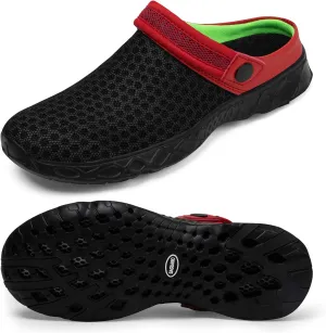 SAGUARO Men's Women's Quick Dry Garden Shoes Lightweight Breathable Gardening Clog Water Shoes Mesh Sandals for Sports Outdoor Beach Pool Exercise