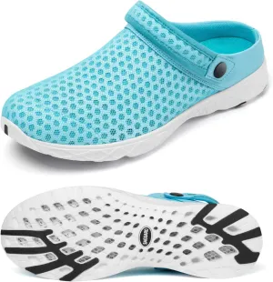 SAGUARO Men's Women's Quick Dry Garden Shoes Lightweight Breathable Gardening Clog Water Shoes Mesh Sandals for Sports Outdoor Beach Pool Exercise