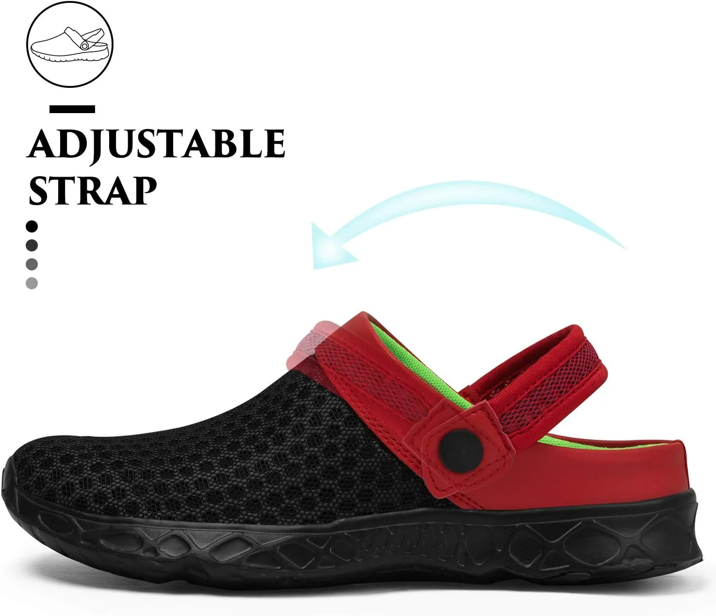 SAGUARO Men's Women's Quick Dry Garden Shoes Lightweight Breathable Gardening Clog Water Shoes Mesh Sandals for Sports Outdoor Beach Pool Exercise