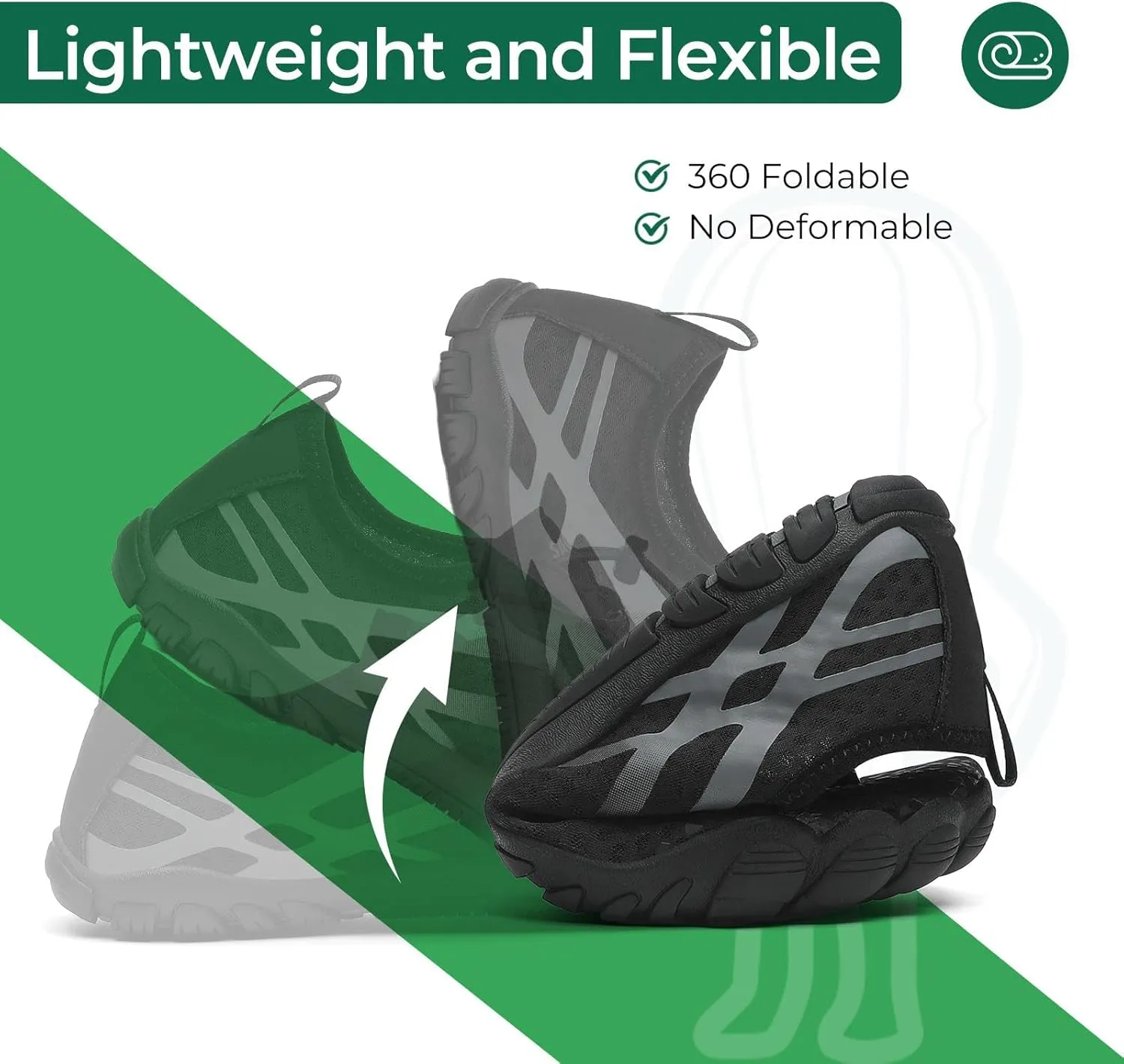 SAGUARO Quick-Dry Water Shoes for Women – Wide Toe Box Barefoot Shoes, Lightweight Breathable for Beach, Swimming and Outdoor Activities Size 6-11.5