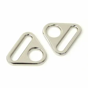 Sallie Tomato 1" Triangle Ring, Nickel