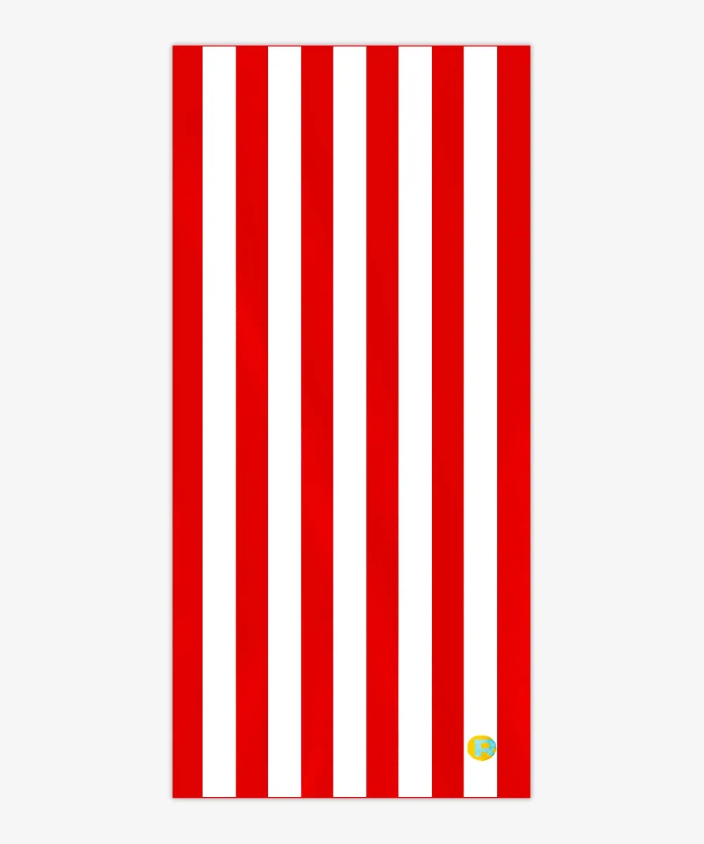 Sand Free Beach Towel - Fire Red