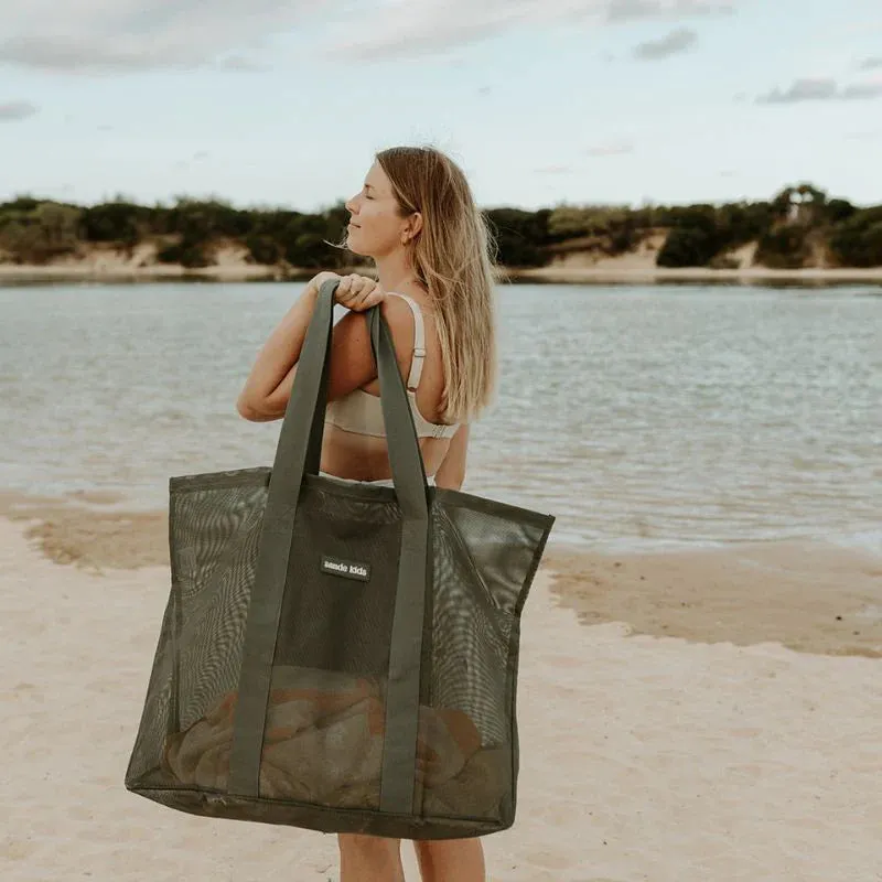 Sande Kids Beach Hauler™ Mesh Bag - Pandanus - Large
