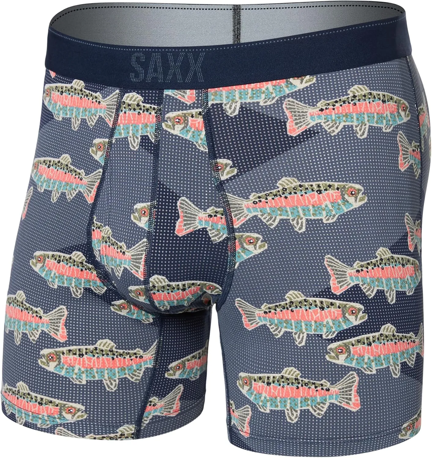SAXX Underwear Co. Men's Quest Quick Dry Mesh Boxer Brief Fly