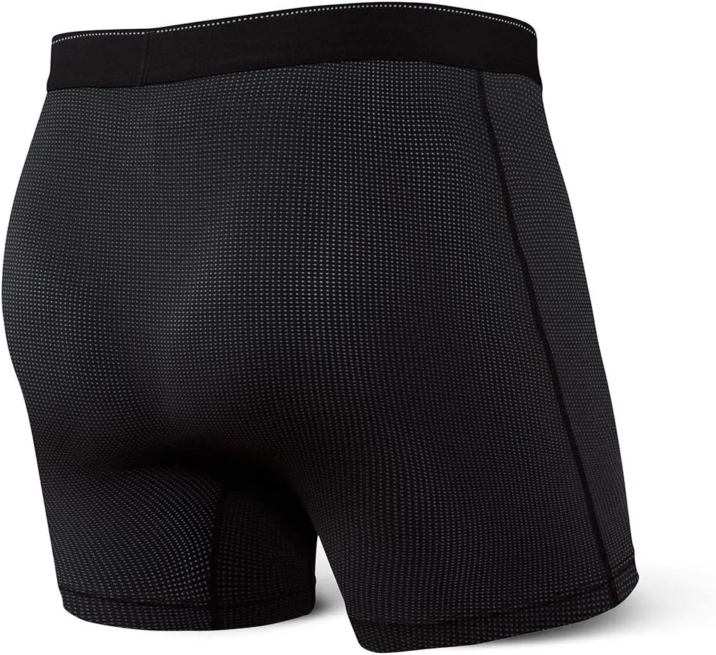SAXX Underwear Co. Men's Underwear with Pouch Quest Quick Dry Mesh Boxer Brief Fly