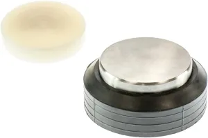 SE 2-in-1 Jewelry Bench Block Set - Steel & Nylon Blocks with Sound-Dampening Rubber Base -JT332RB