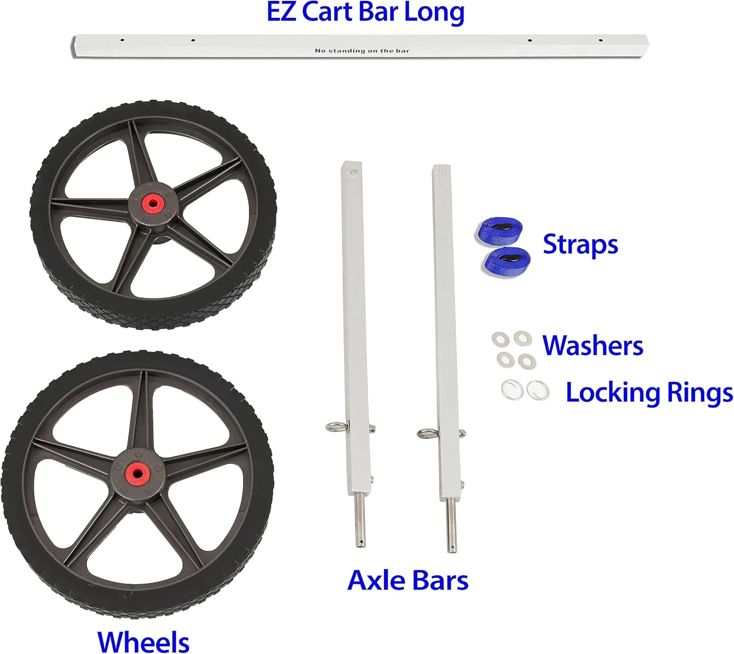 Sea Eagle EZ Cart - Chart Wheel System for Boats and Kayaks