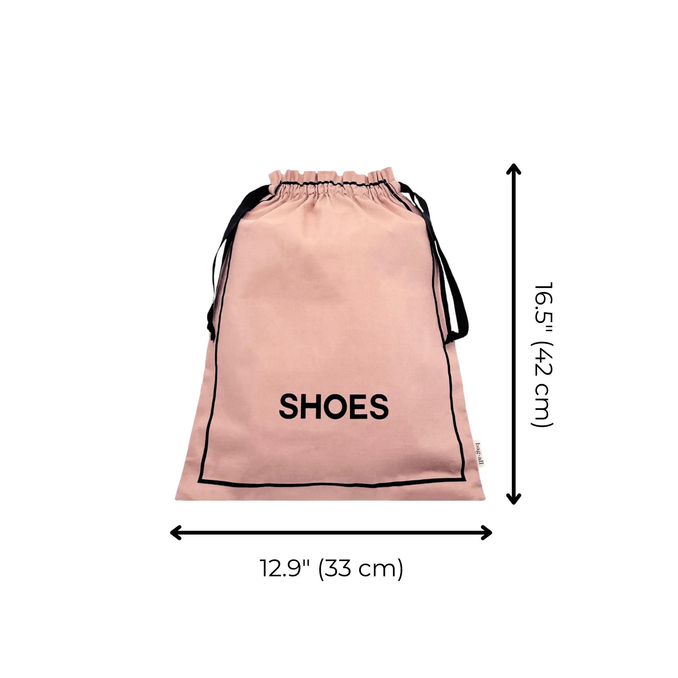 Shoe Bag, Travel & Closet Organizer – Pink/Blush