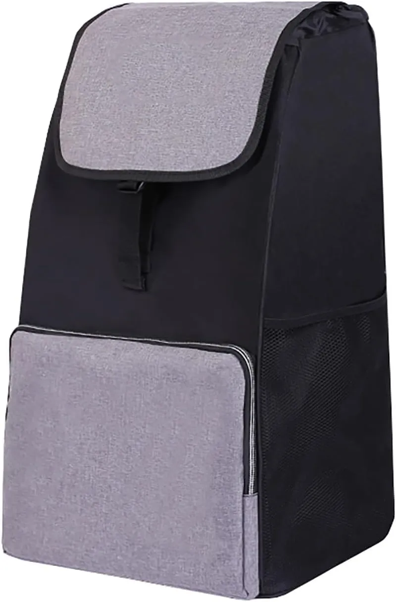 Shopping Cart Replacement Trolley, Waterproof Spare Storage Bag with Side and Front Pockets - 48L
