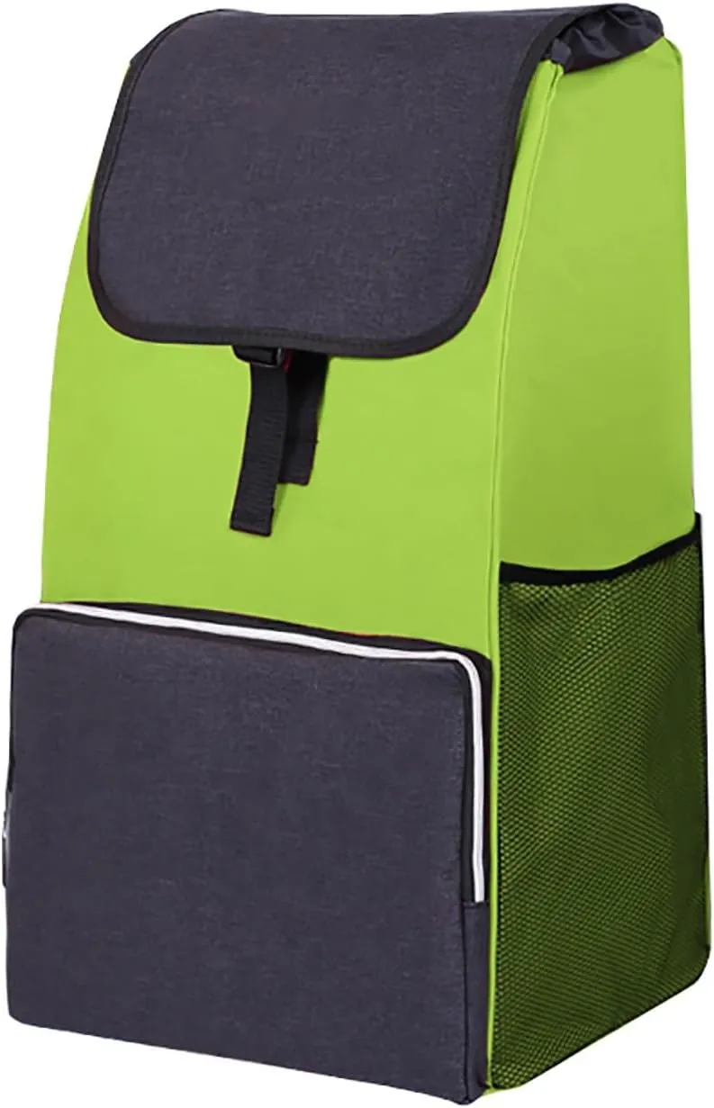 Shopping Cart Replacement Trolley, Waterproof Spare Storage Bag with Side and Front Pockets - 48L