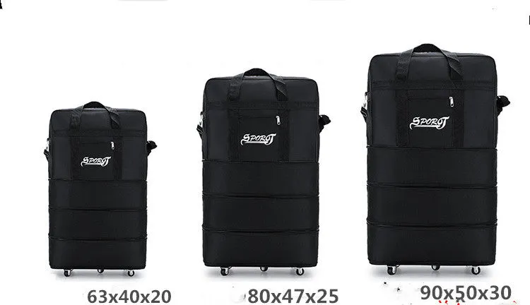 Short-distance Travel Large-capacity Luggage Bag Trolley Case Portable