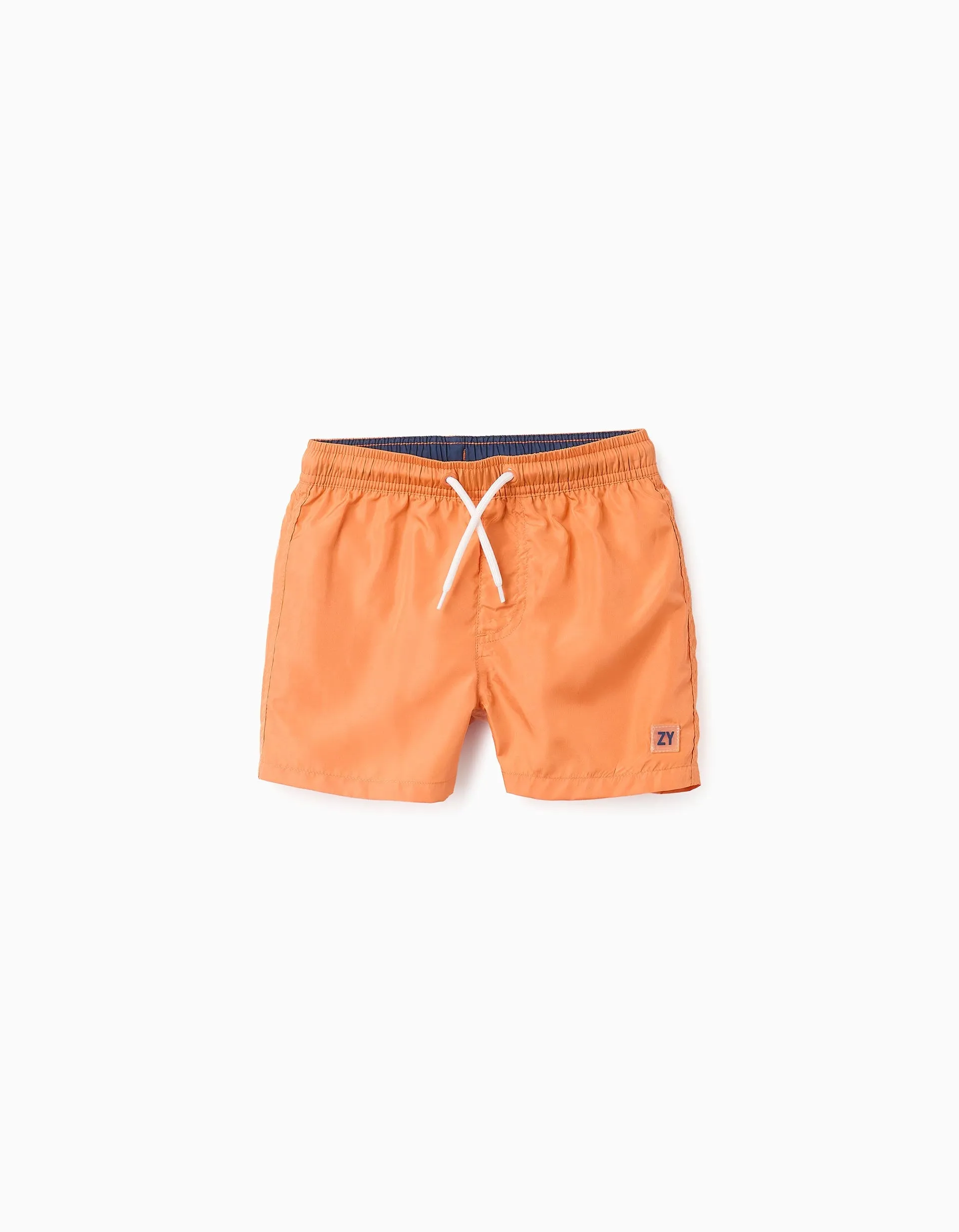 Short Swim Shorts for Boys 'Fast Dry', Orange