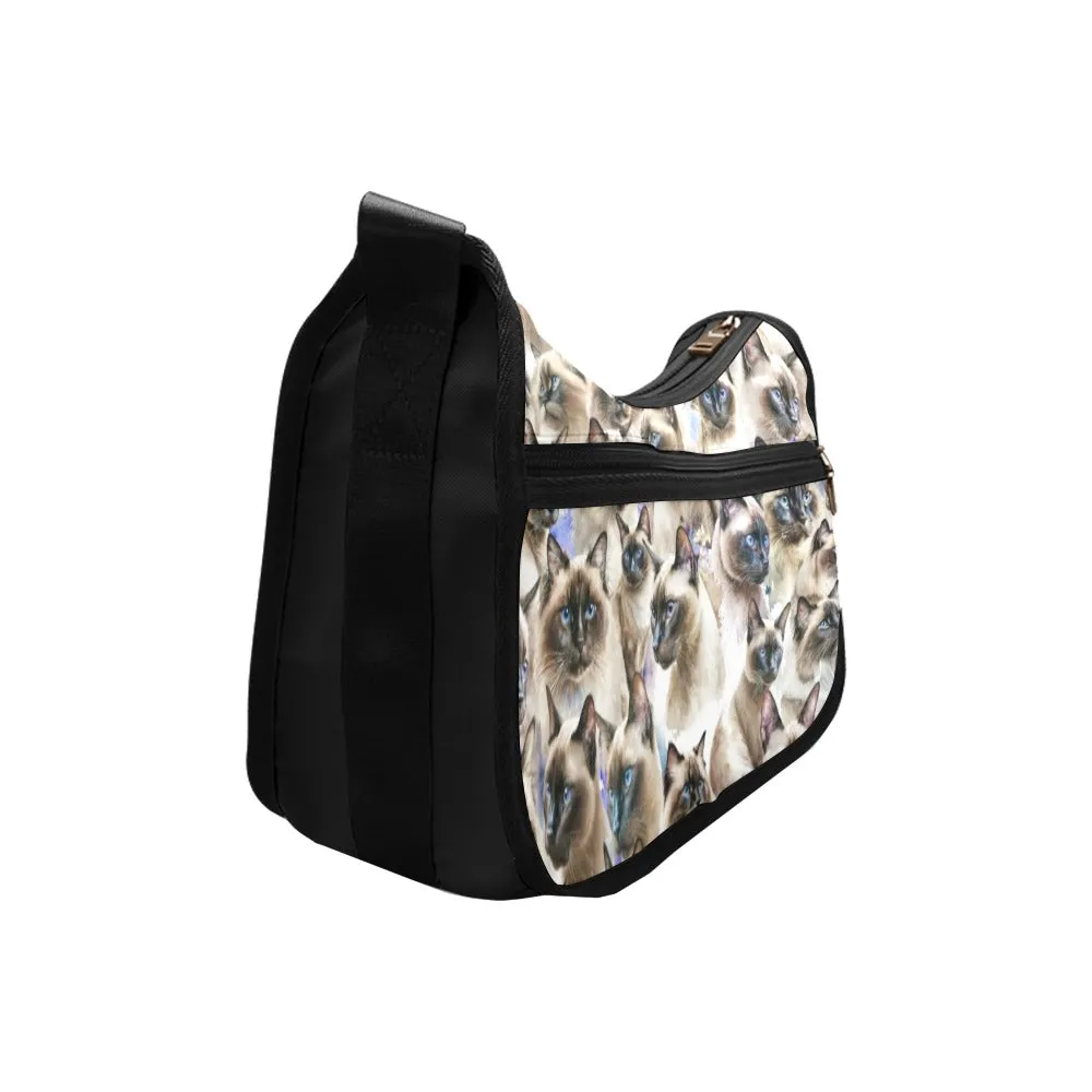 Siamese Cats - Crossbody Handbag