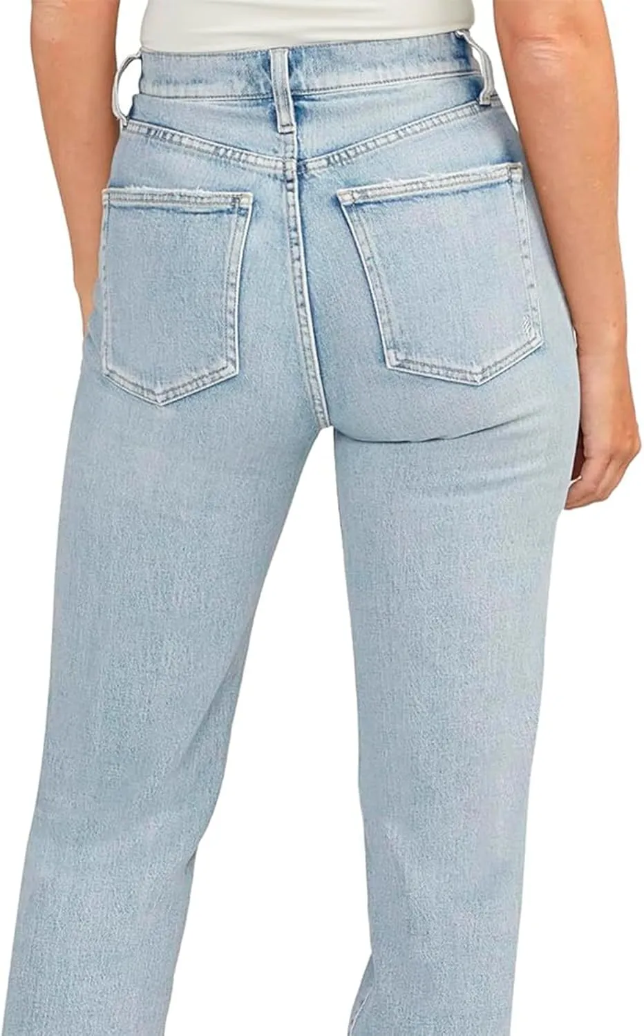 Silver Jeans Co. Women's Highly Desirable High Rise Straight Leg Jeans